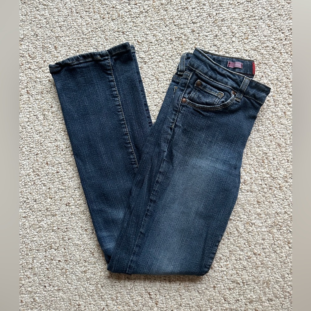 Arizona Female Girls Blue Bootcut Jeans